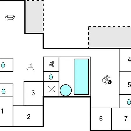 Lovely In With Sauna Feriehus *